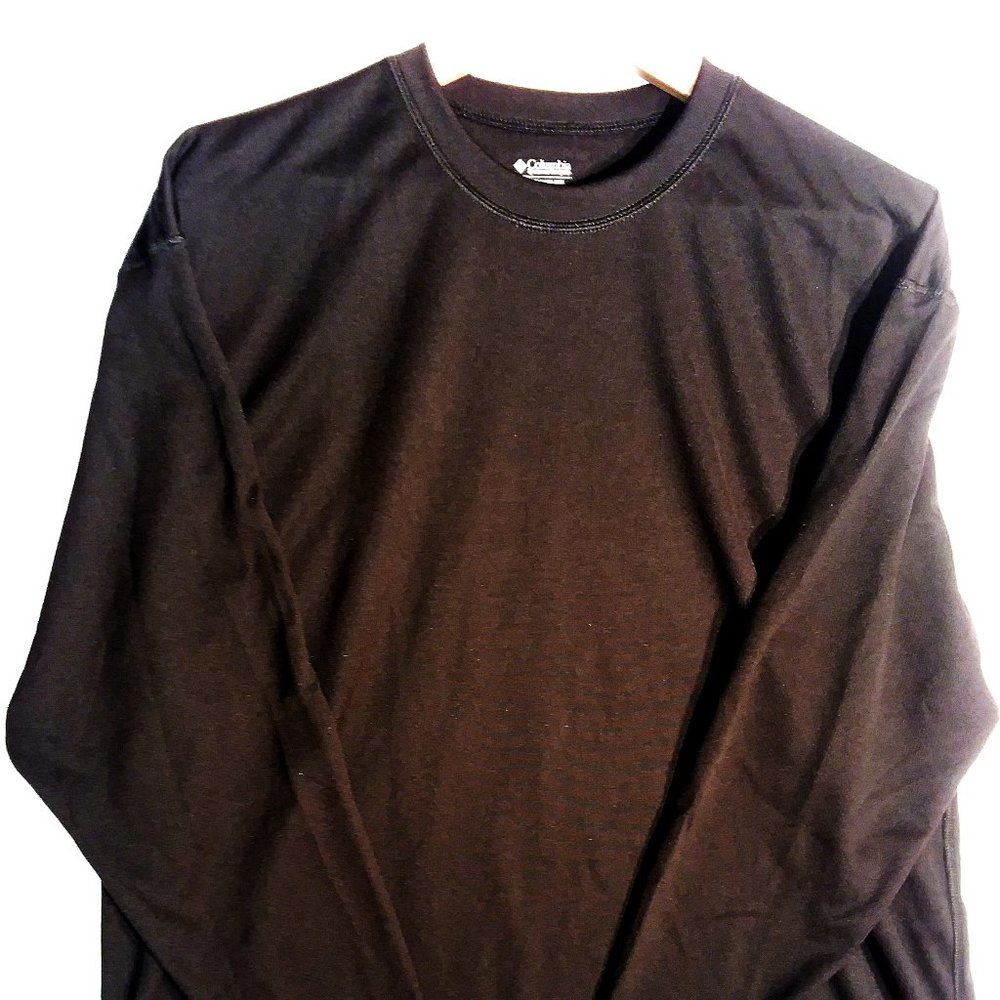 Columbia Men's Omnidry Long Sleeve Shirt Black XL